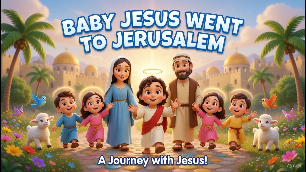 🚶‍♂️Let’s go on an adventure with Jesus!✨ Playful Kids song.