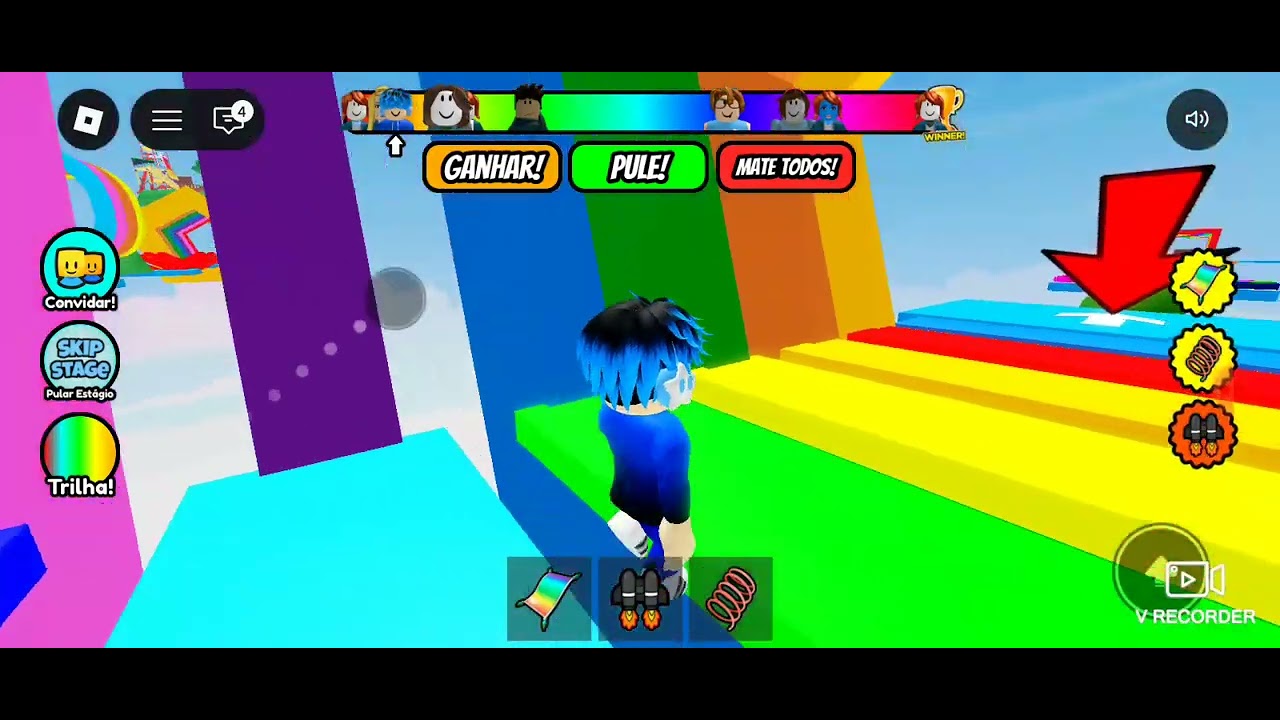 Jogando um mega obby