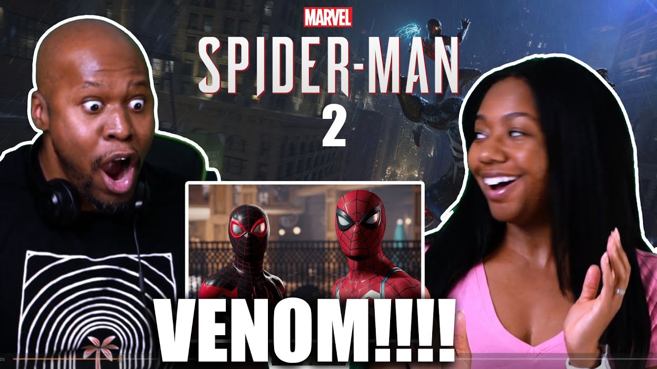 First Time Reaction To MARVEL'S SPIDER-MAN 2 -STORY TRAILER REACTION..