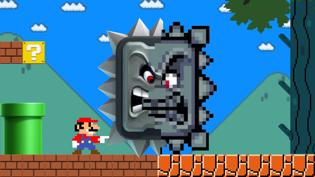 Cat Mario: Super Mario Bros. but Everything Mario touch turn to Realistic!... (Part2)