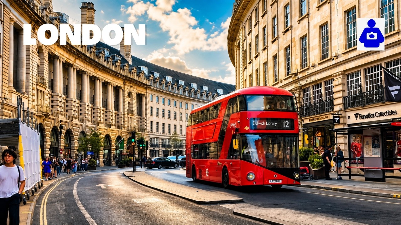London's Most Iconic Walk | Covent Garden to Oxford Street | 4K HDR
