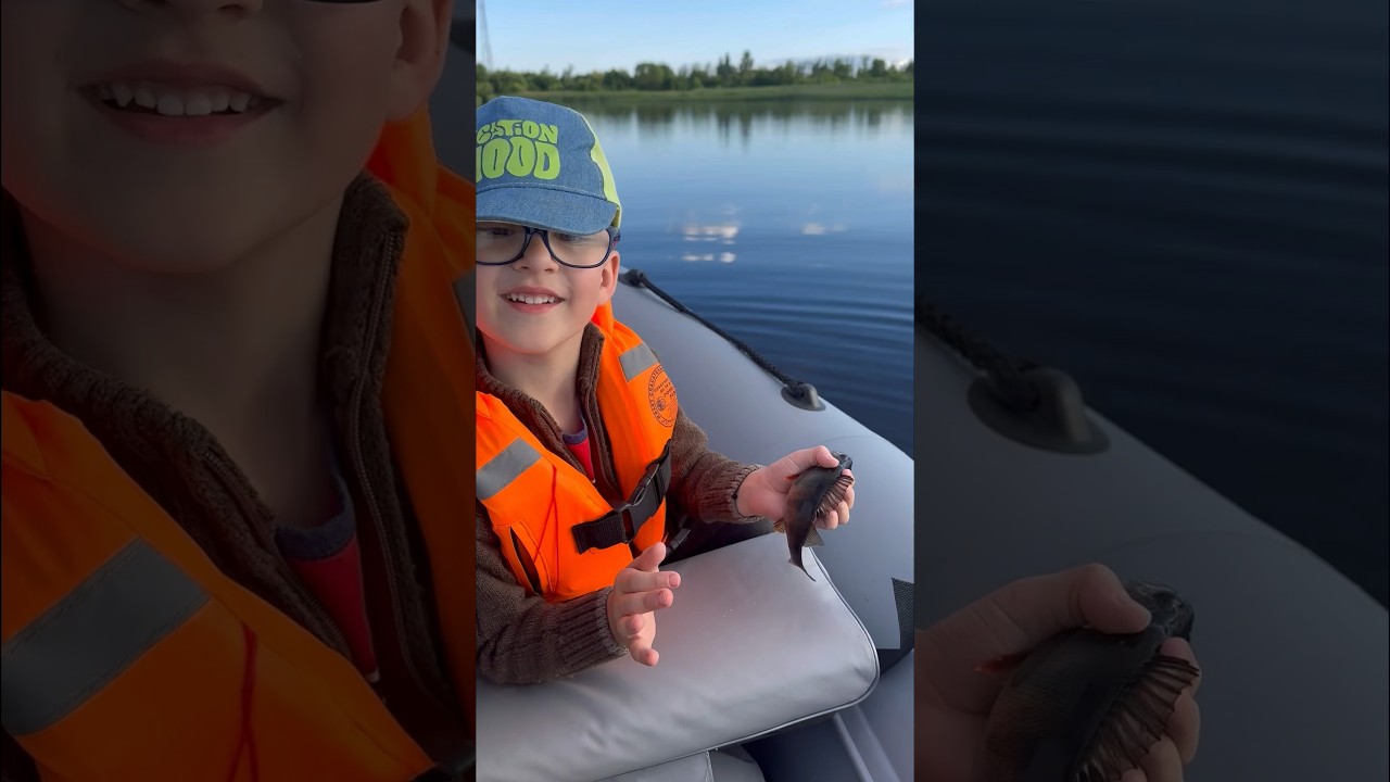 Часть 3. Первый заплыв Лешки #rec #fishing #рыбалка #врек #shotrs #viral #spinning #hobby