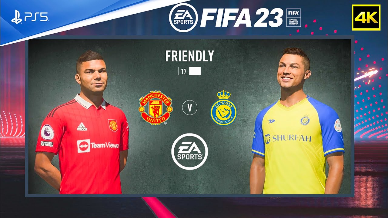 FIFA 23 PS5 — «Манчестер Юнайтед» против «Аль-Наср» — товарищеский матч | PS5™ Next Gen 4K
