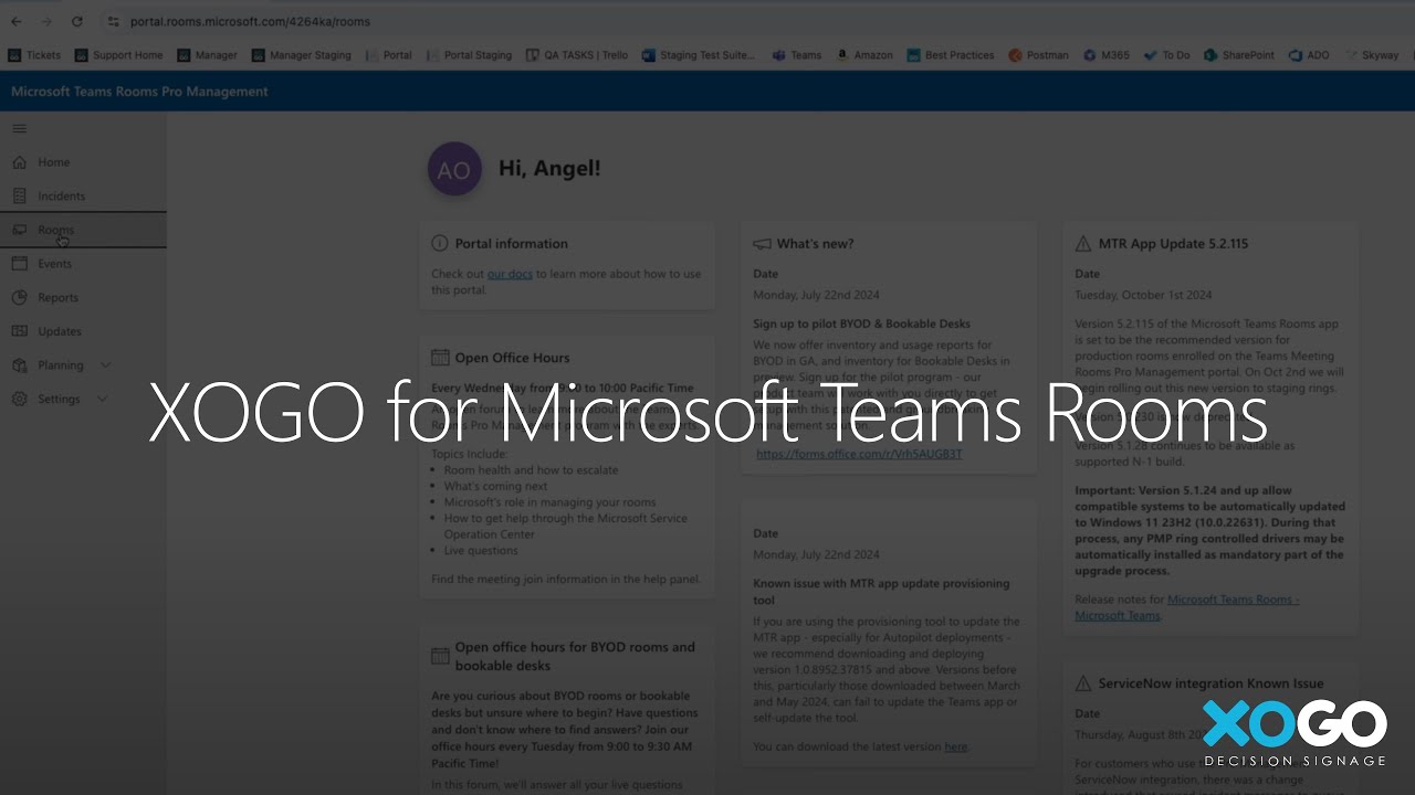 XOGO for Microsoft Teams Rooms | Setup Instructions