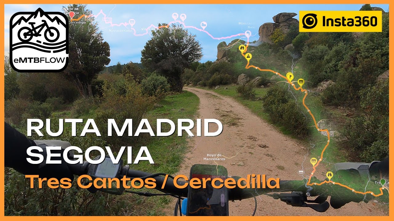 Ruta 🚴⚡️ eMTB: Madrid - Segovia desde Tres Cantos hasta Cercedilla por Camino de Santiago