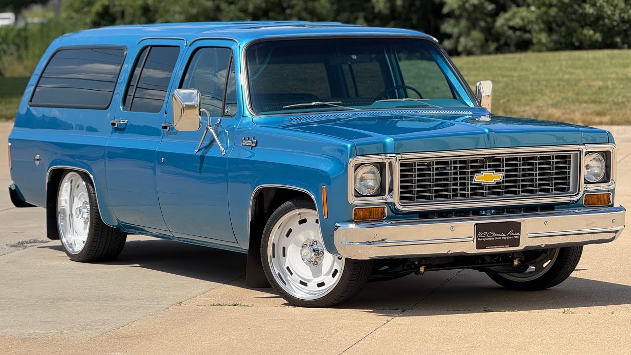 25k Mile 1978 Chevy C10 Suburban For Sale At KC Classic Auto!