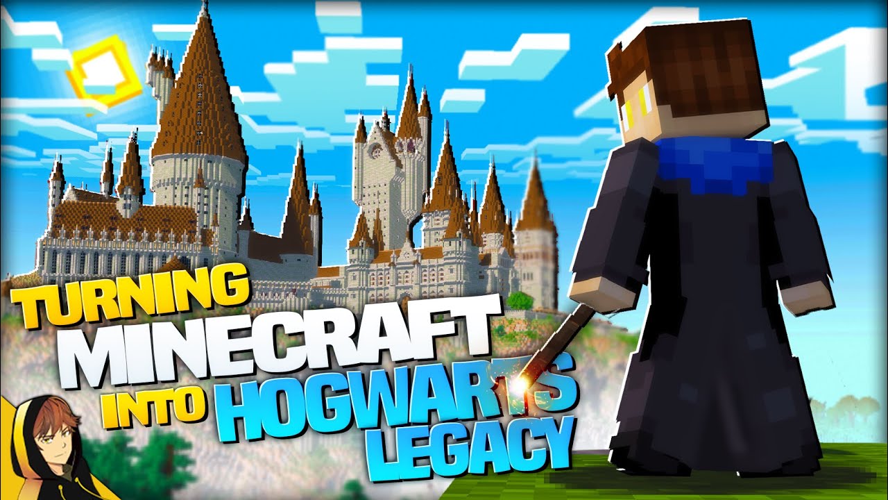 Turning MINECRAFT into HOGWARTS LEGACY using MODS!?!