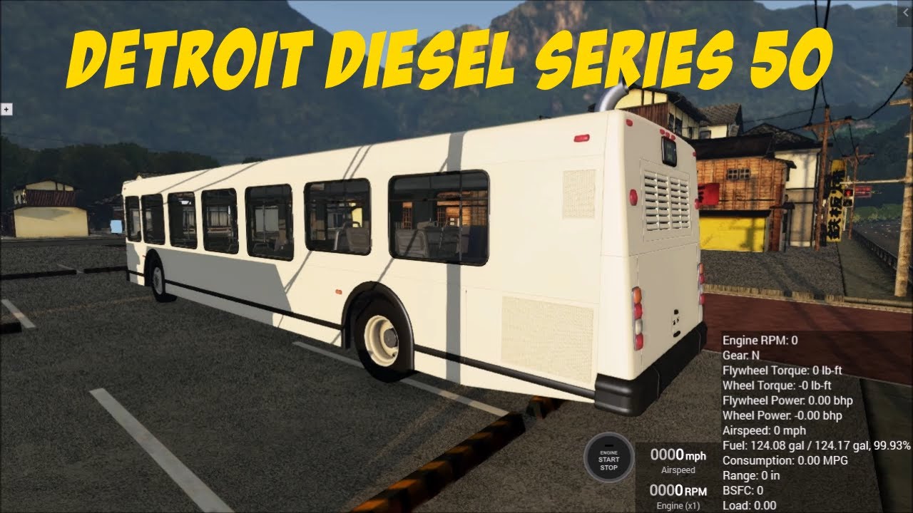 BeamNG Bus Mod 2/27/21: DETROIT DIESEL SERIES 50/ ALLISON B400R Engine + Jake Brake Sound