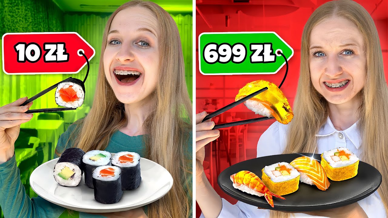 NAJTAŃSZE VS NAJDROŻSZE SUSHI W WARSZAWIE!
