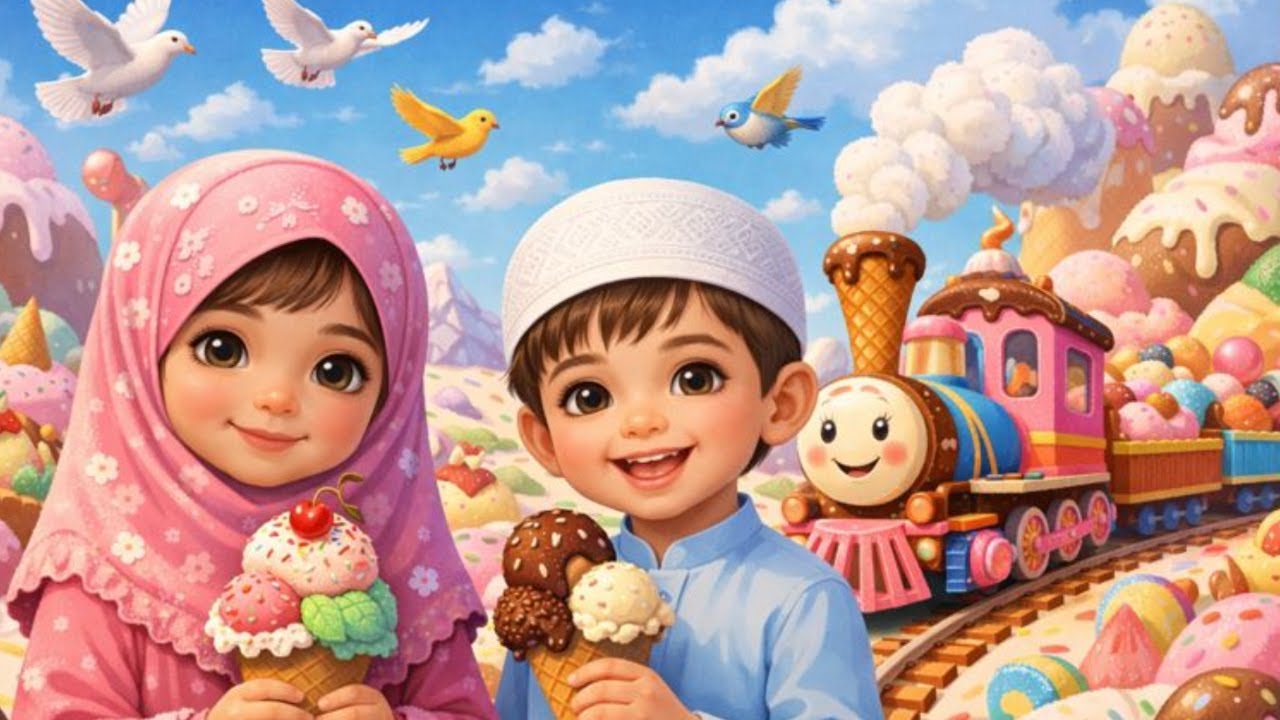 ek chidya boli chu chu chu🌸 |cute cat noor wala aaya hai 🌙| new kids naat 2026 | 21minute for kids