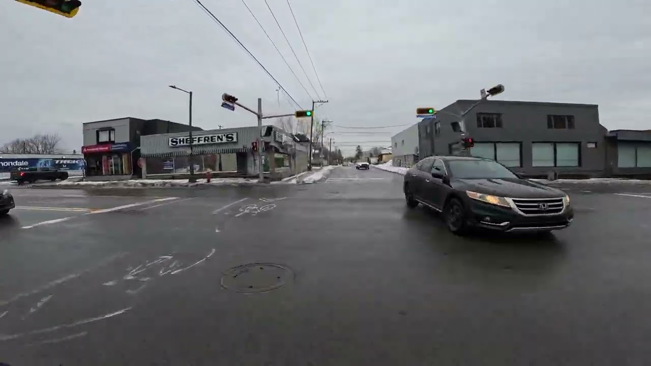 Winter riding In Laval Island Going To The River & Teewing MARS XTR 10000W Electric Scooter  4K