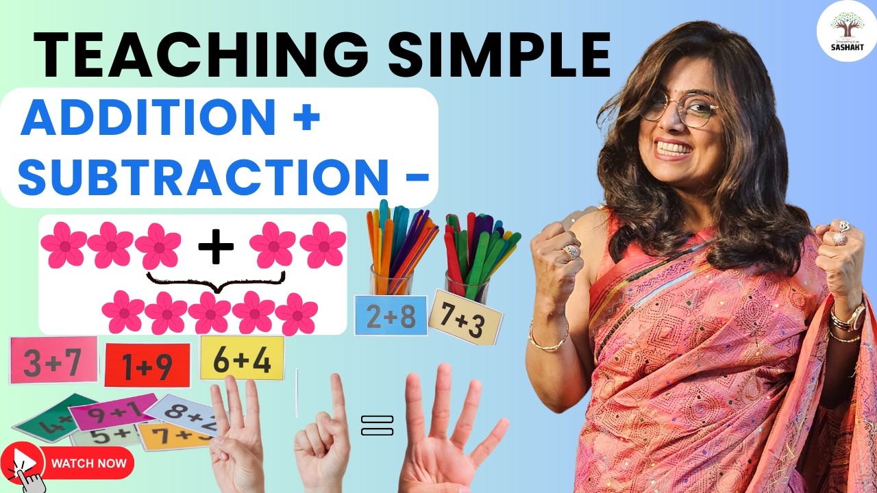 How to Teach Math to an Autistic Child - Addition & Subtraction? #autismcoachrajni #autismteaching