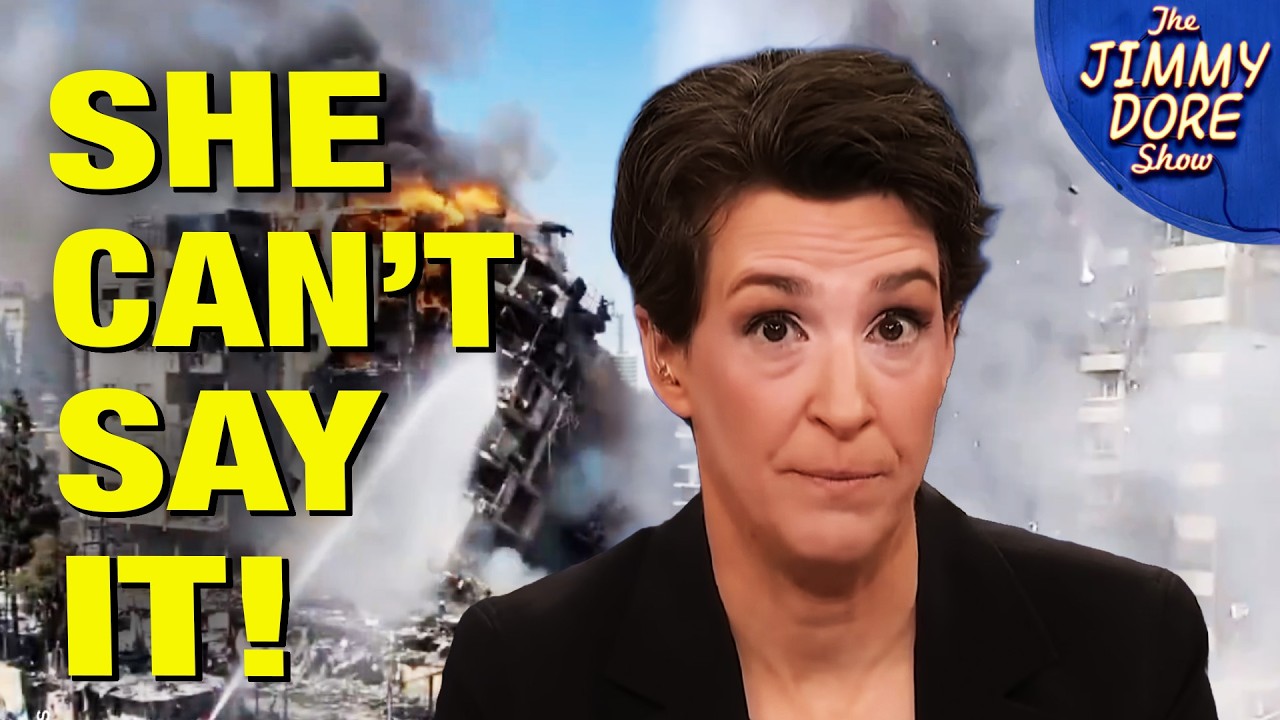 HILARIOUS: Maddow REFUSES To Say &ldquo;Israel&rdquo; Is Behind Iran War! 