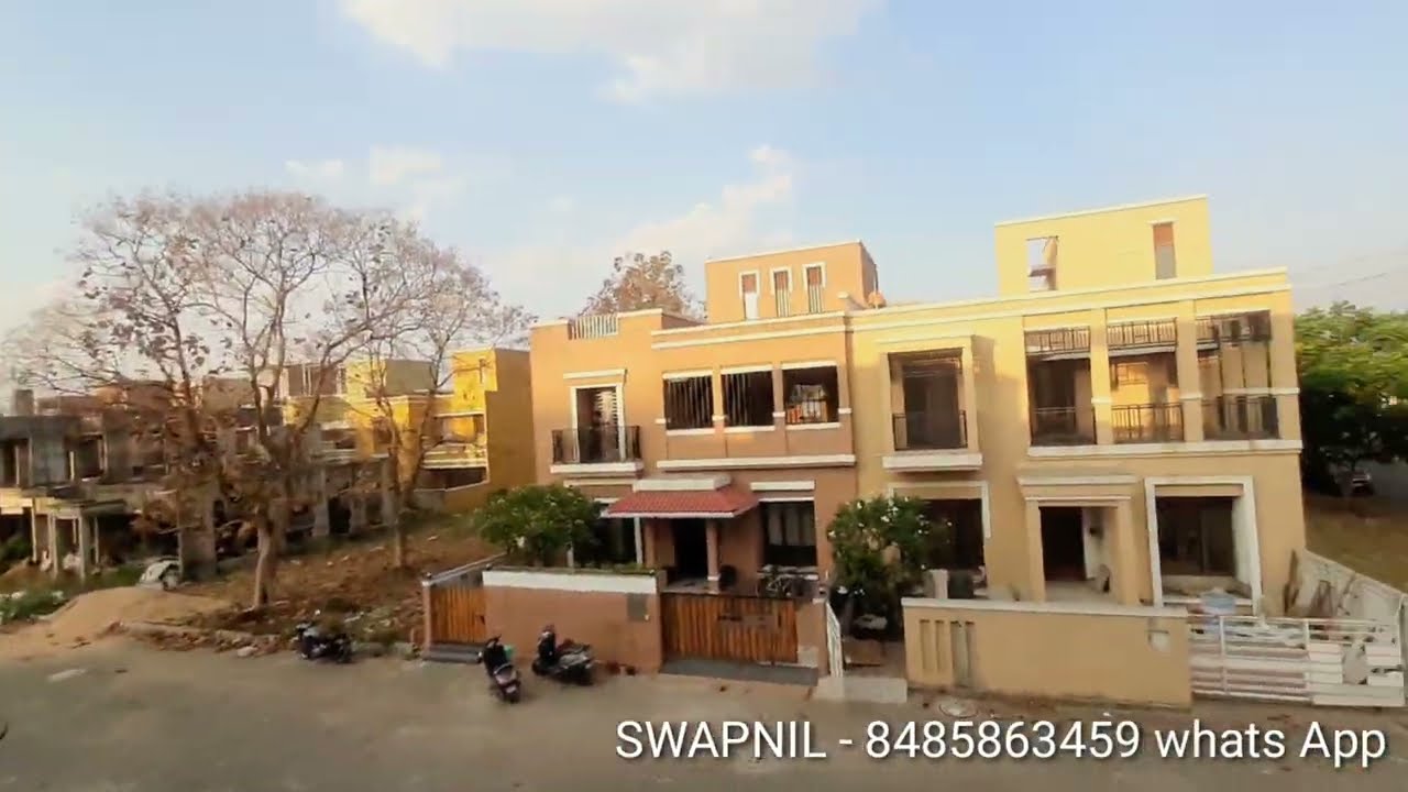 Luxurious Row House Near Besa Nagpur 2400 sqft plot area independent Row house luxurious #home