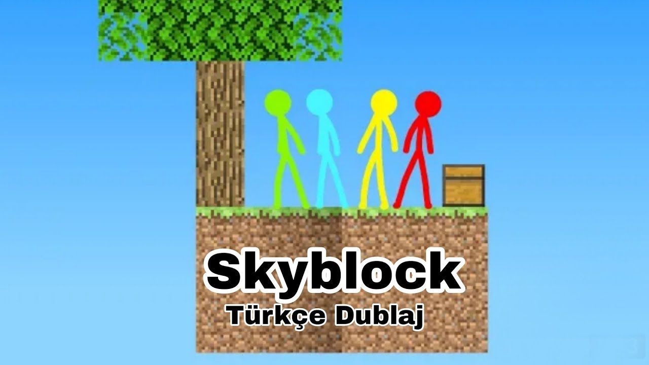 SKYBLOCK -AVM KISA BÖLÜM 11 ( Minecraft Vs Animation Türkçe Dublaj ) Alan Becker Animation Minecraft