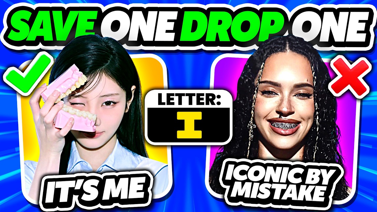 SAVE ONE DROP ONE: KPOP SONGS A to Z ⚡️ | KPOP QUIZ 2026