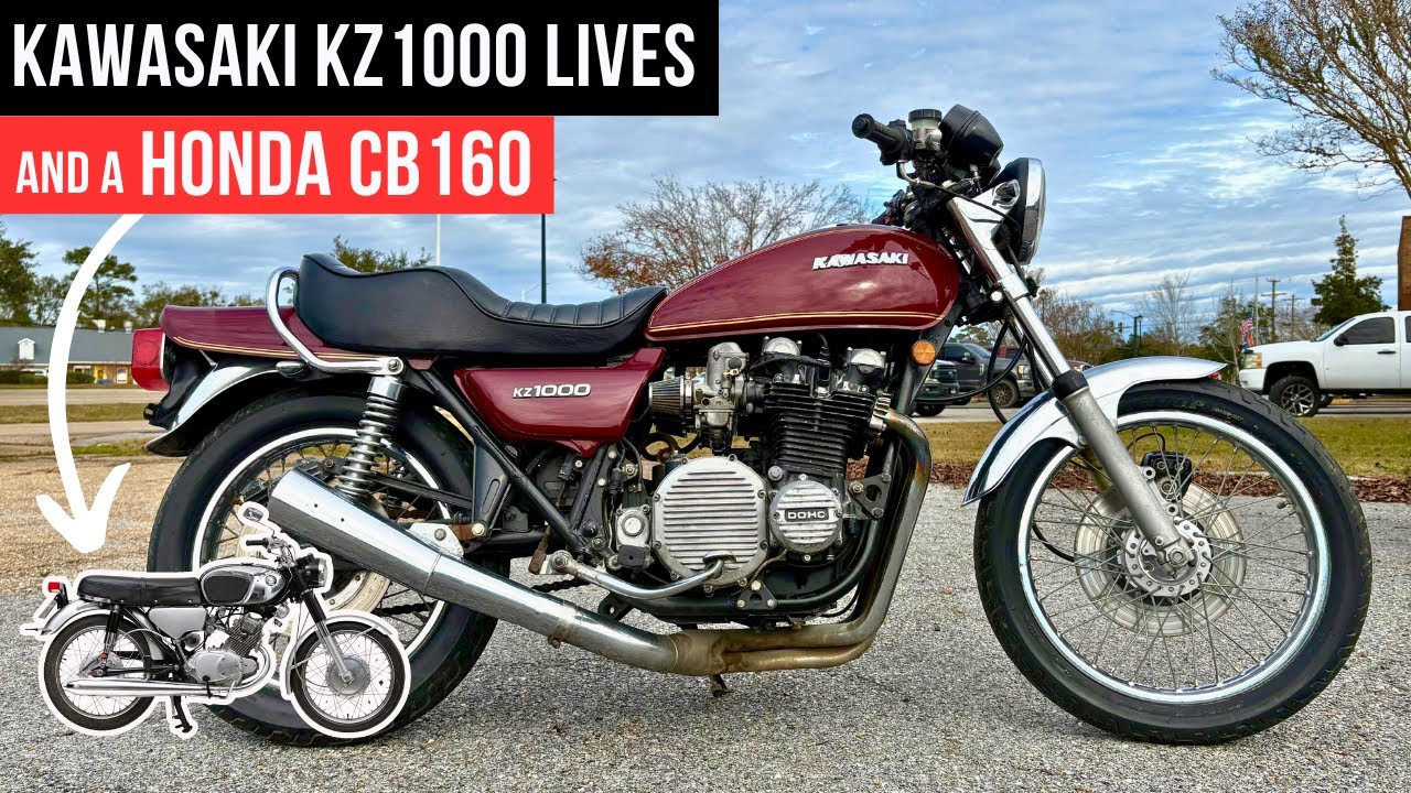Retro Rides: The 1977 Kawasaki KZ1000 & Honda CB160