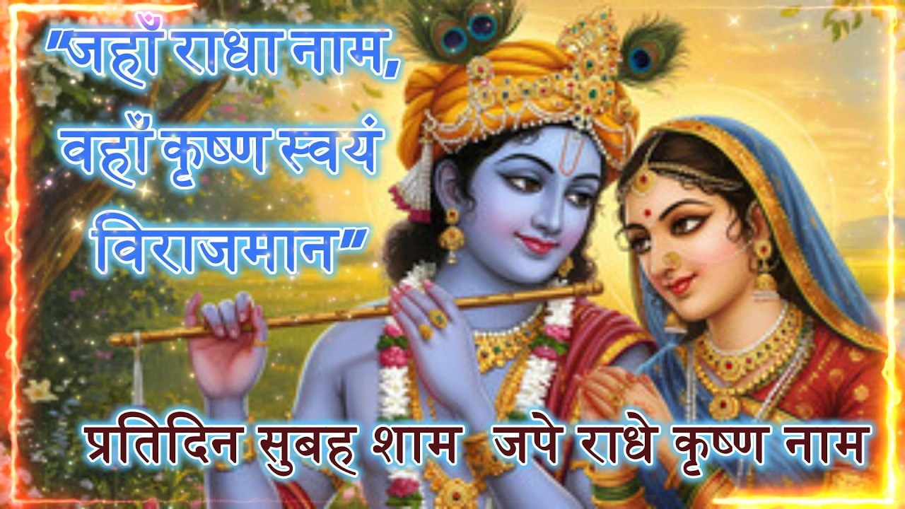 राधे कृष्ण सबसे मीठा प्रभात भजन | New Soulful Radha Krishna Morning Bhajan | Positive Energy Mantra