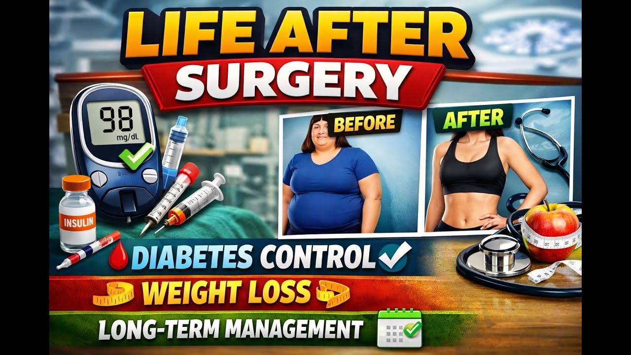 Life After Surgery: Diabetes Control, Weight Loss, and Long-Term Management.@Dr K S Kular