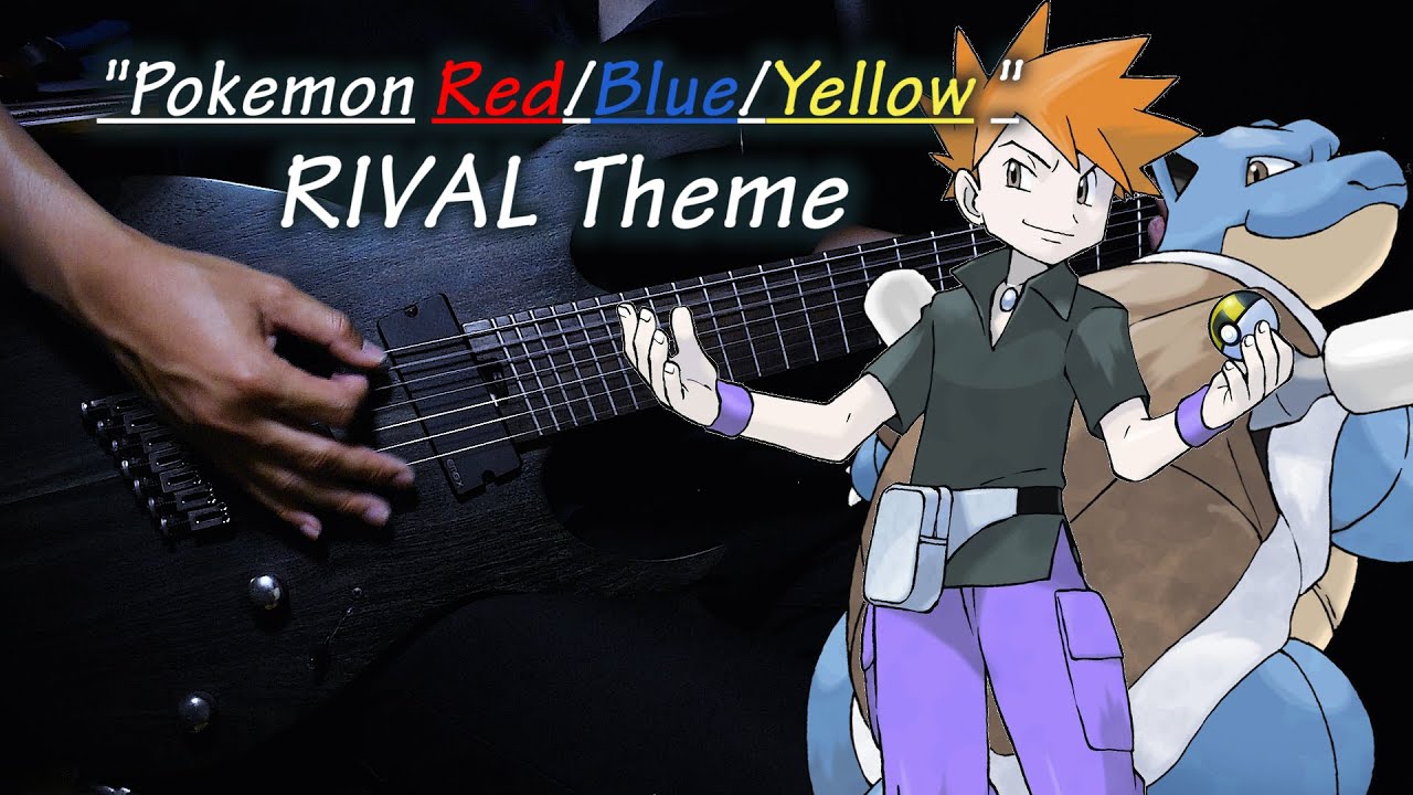 【ポケモン】Pokemon Red/Blue/Yellow Rival Encounter&Battle Theme Guitar Cover Metal/Rock