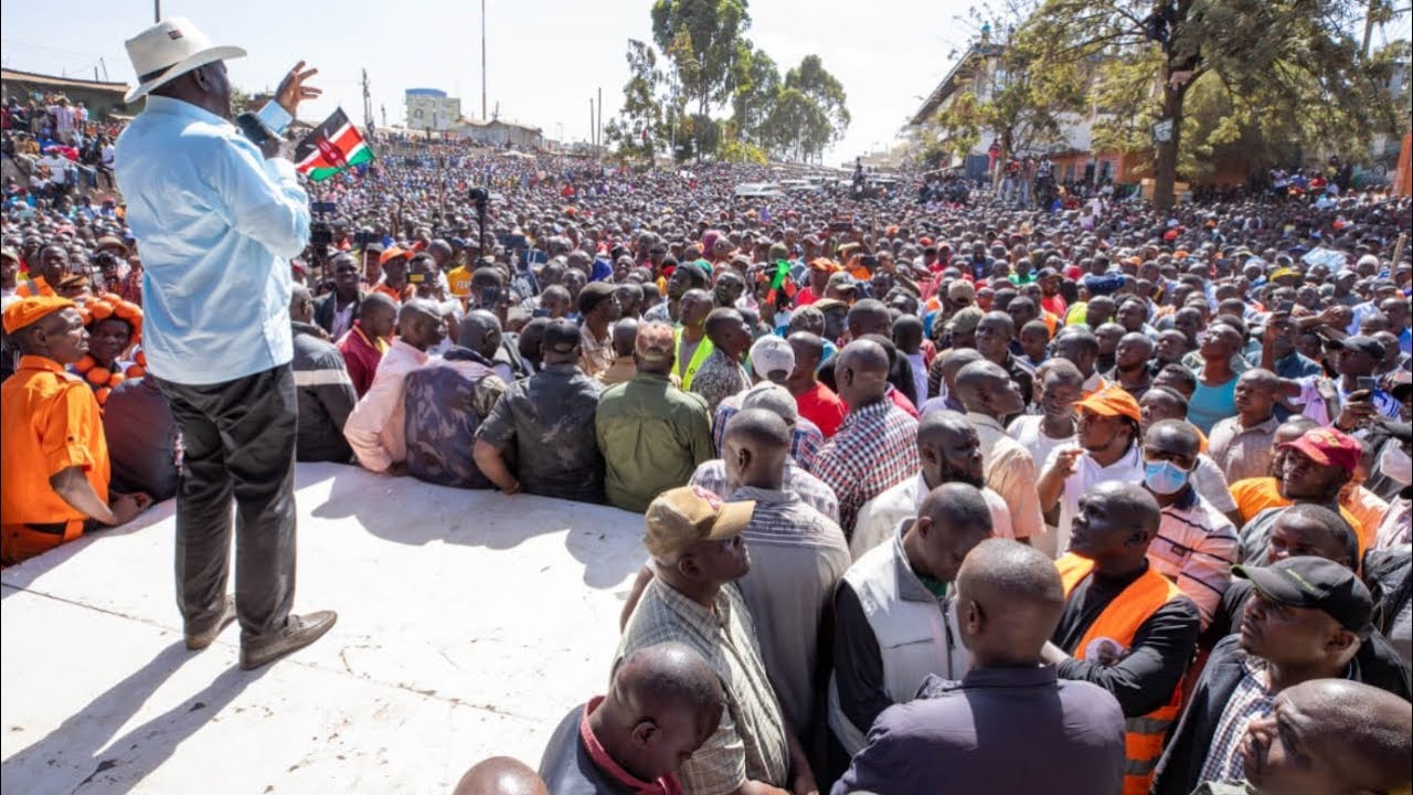 LIVE!! RAILA ODINGA'S MASSIVE CHARGED RALLY IN BUSIA!!