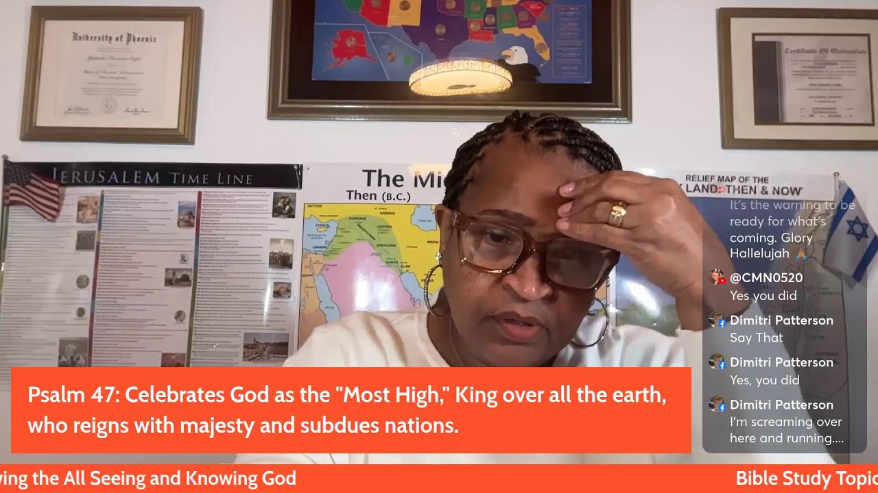 Bible Study, Knowing the All Seeing and Knowing God, Feb 25, 2026, 6 pm CST