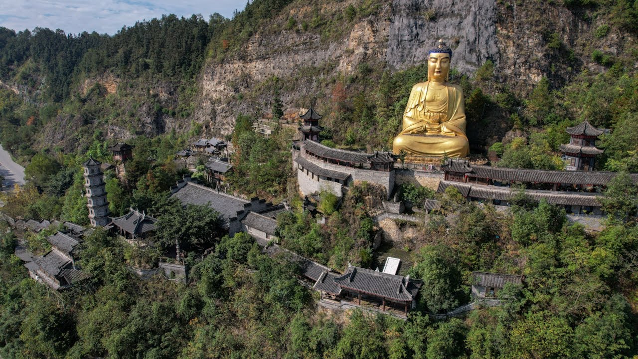 重庆南川宝藏寺庙！山城最惊艳的古刹，西来寺探秘之旅，意料之外的震撼｜4K