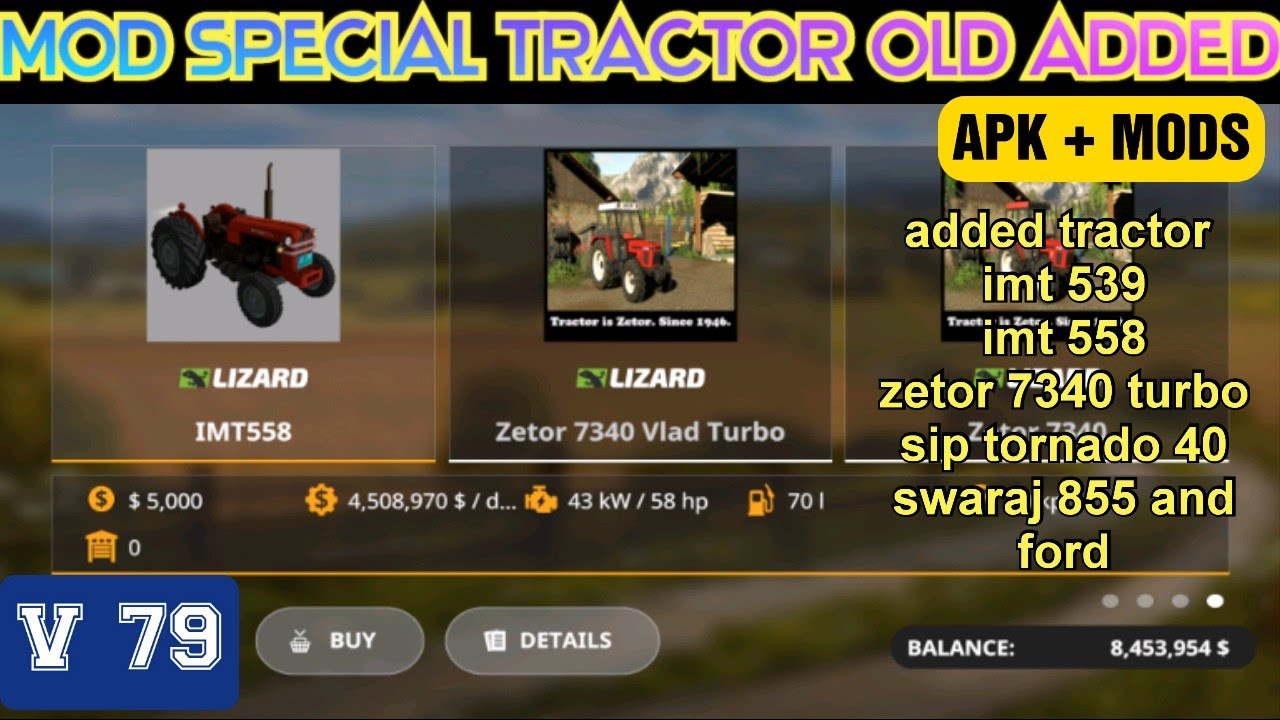 FS 20 mod special tractor old ADDED MODS V79