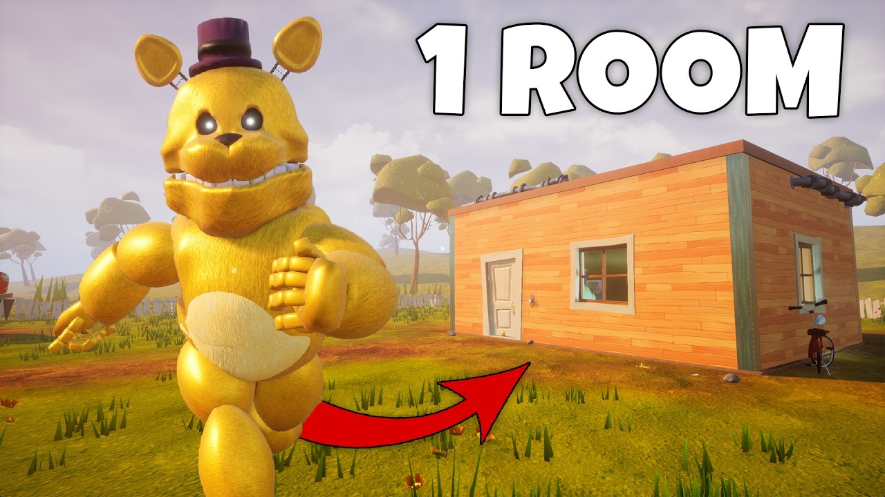 Hello Neighbor - Fast Fredbear | Only One Room