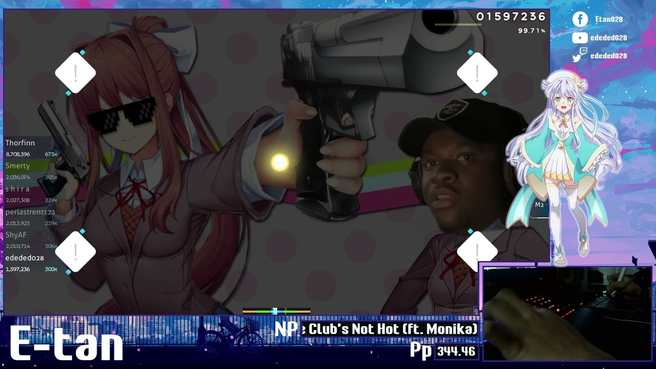 osu! | Miraie - Gucci Gucci Literature Club's Not Hot (ft. Monika) [Ultimate Cancer]