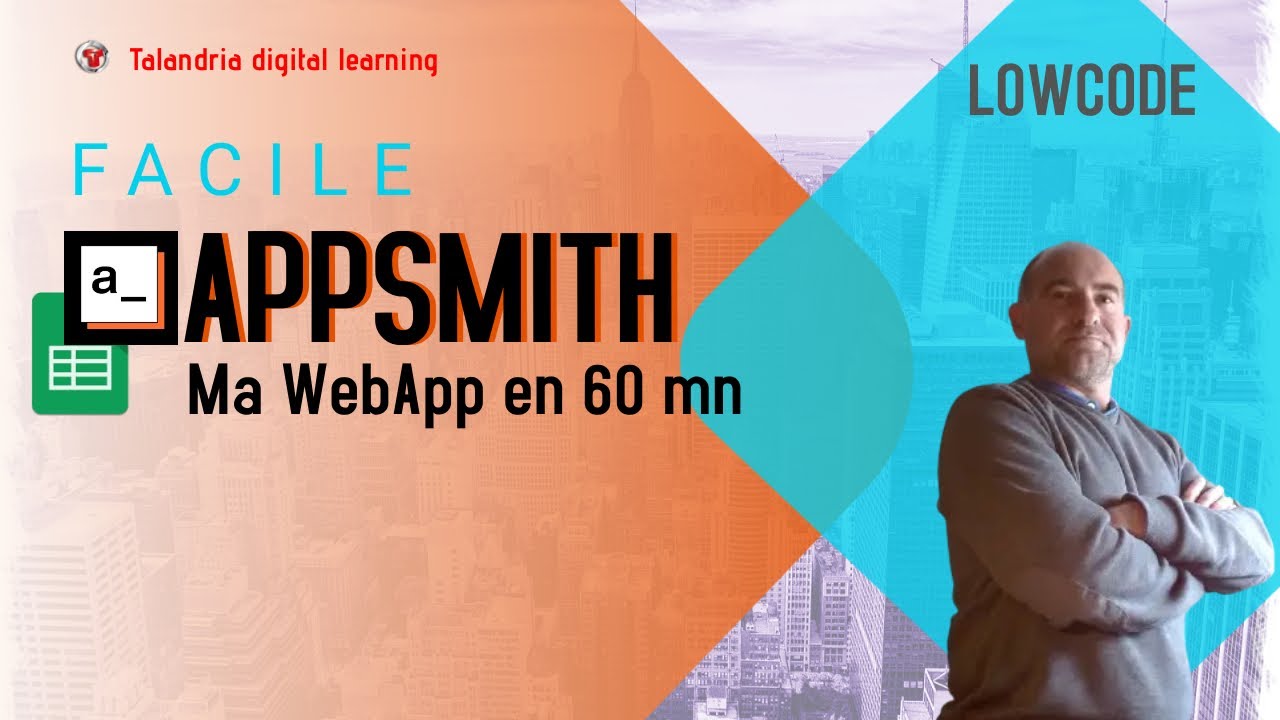 D&eacute;veloppe une web App en Low code en moins d' 1heure