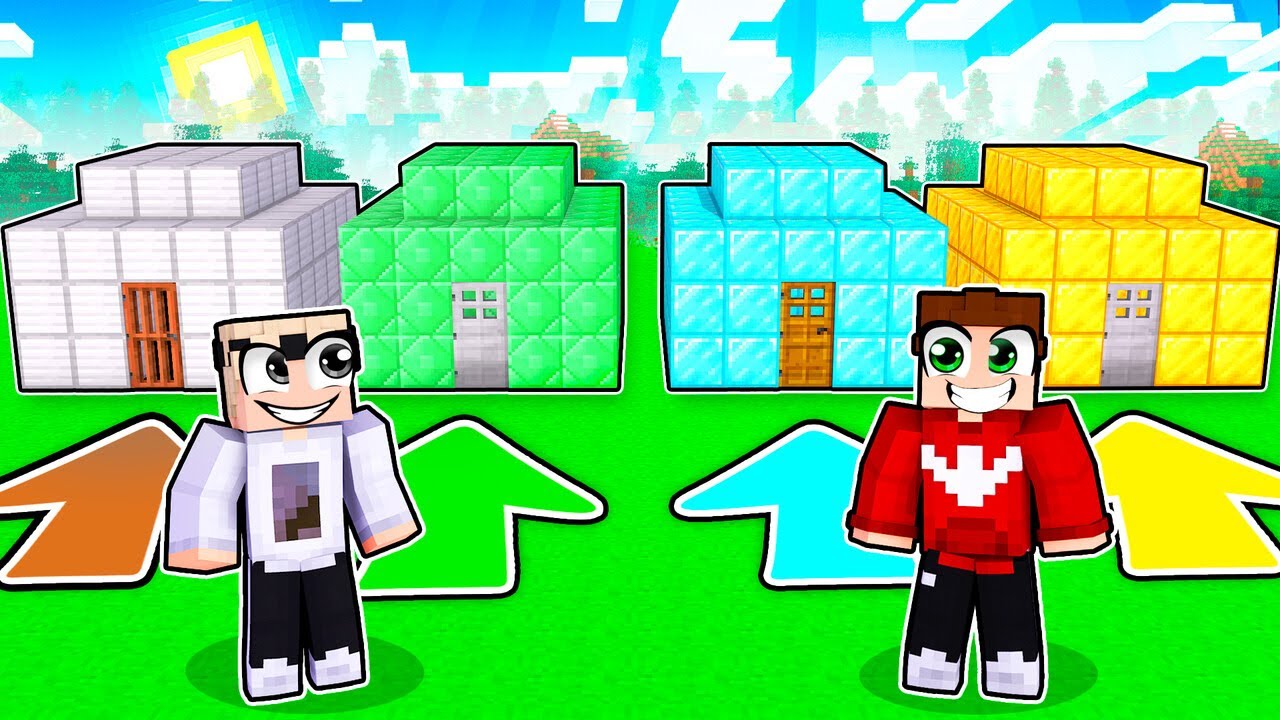 WÄHLE NICHT DAS FALSCHE HAUS?! (Minecraft)