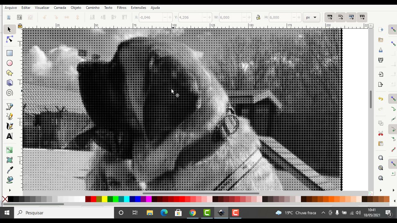 Inkscape Como Criar Efeito Reticula Halftones