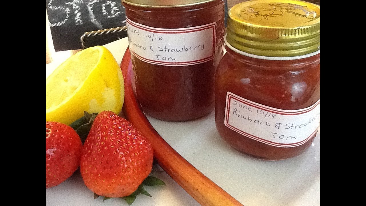 Rhubarb and Strawberry Jam - Traditional Newfoundland - Bonita's Kitchen