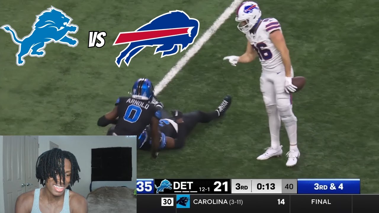 JOSH ALLEN HAS THE N WORD PASS! AyoTankk Reacts to Buffalo Bills vs Detroit Lions Week 15 Highlights