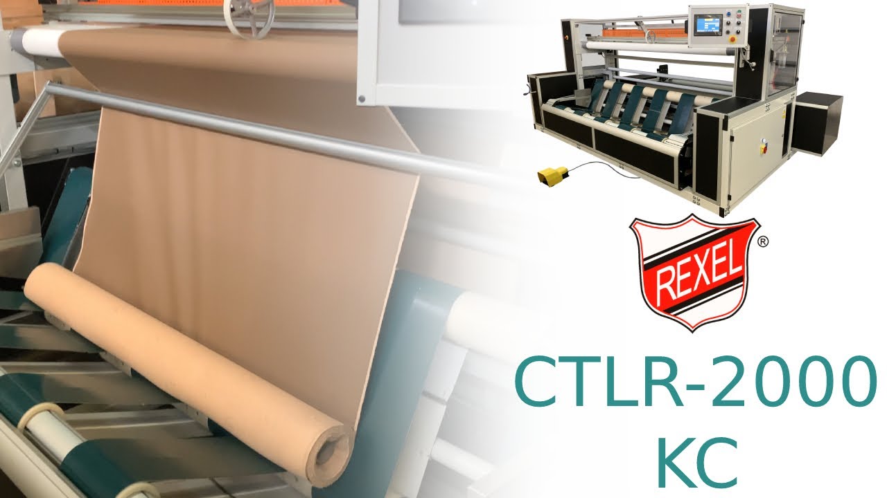PRZEWIJARKA DO TKANIN Z ODKRAWACZEM AUTOMATYCZNYM CTLR-2000 KC