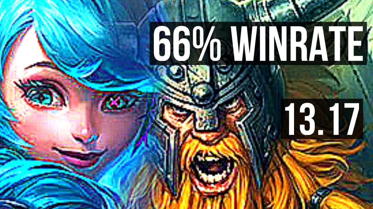 GWEN vs OLAF (TOP) | 66% winrate, Rank 9 Gwen, 5/2/6 | NA Challenger | 13.17