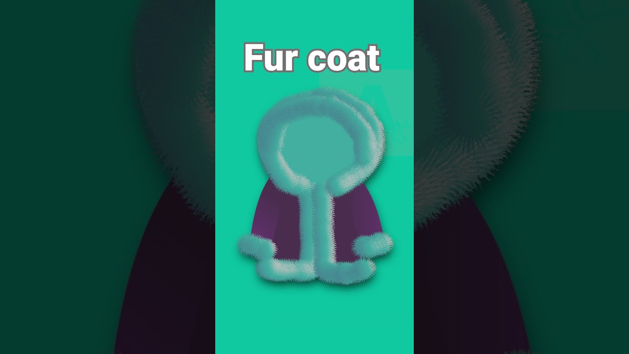 Fur coat English Vocabulary #shorts