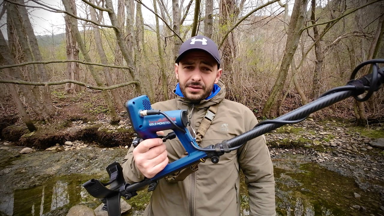 Работа с металдетектор - Minelab Gold Monster 1000 | ТЪРСЕНЕ И ДОБИВАНЕ НА РЕЧНО САМОРОДНО ЗЛАТО