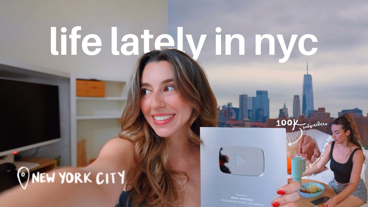 getting back into normal life *and celebrating my wins* ✨ a few days in in nyc