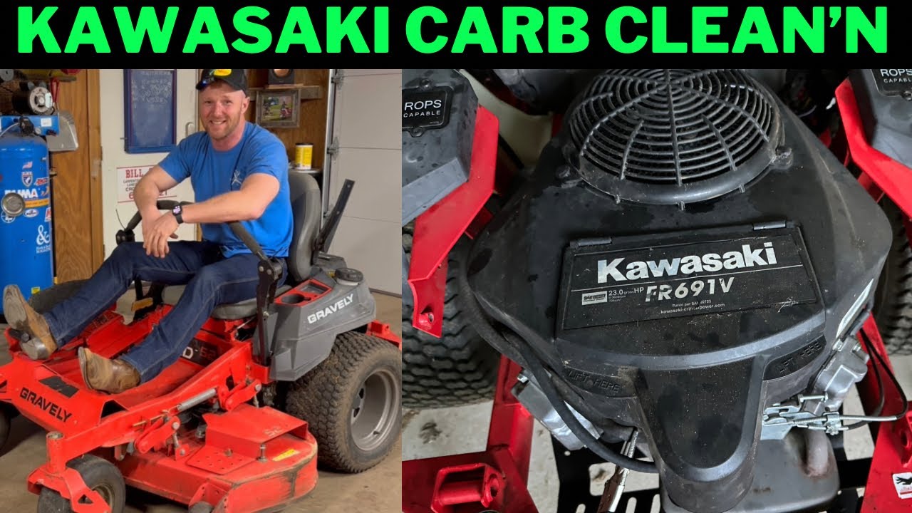 Чистка карбюратора Kawasaki, FR691V