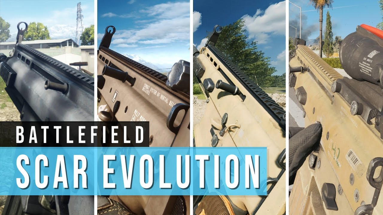 Evolution of the SCAR H/L in Every Battlefield Game! (Battlefield 2 to Battlefield 6)