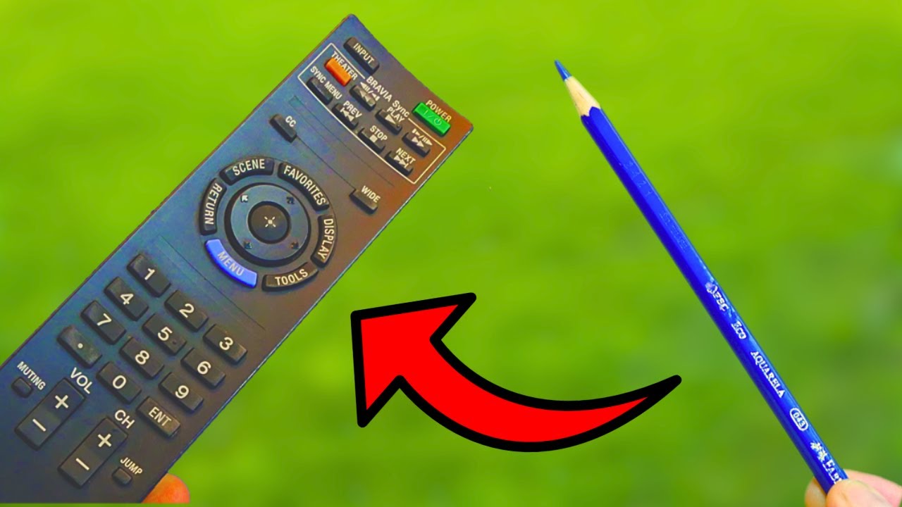 Hasta los Ricos lo Están Haciendo !! Repara tu Control Remoto con un Lápiz !!