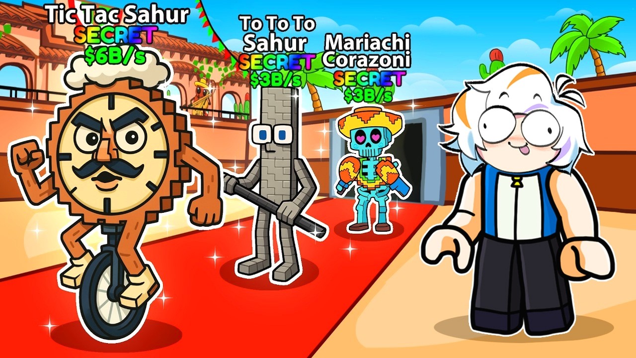 ROB&Eacute; LOS NUEVOS BRAINROT SECRETOS DEL EVENTO DE MEXICO COMPLETO (STEAL A BRAINROT ROBLOX)