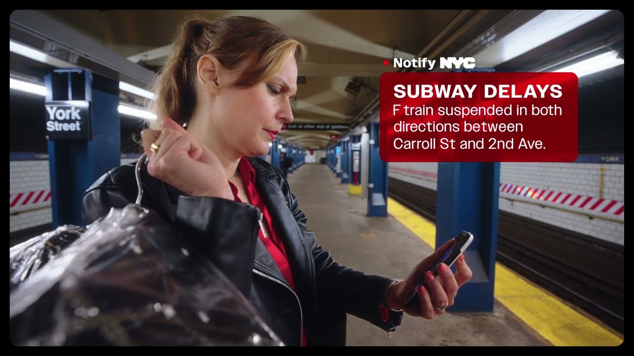 Notify NYC Mass Transit Alerts - English