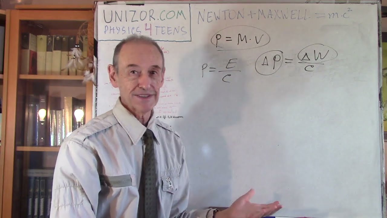 Newton+Maxwell=mc2:UNIZOR.COM - Relativity 4 All - Conservation