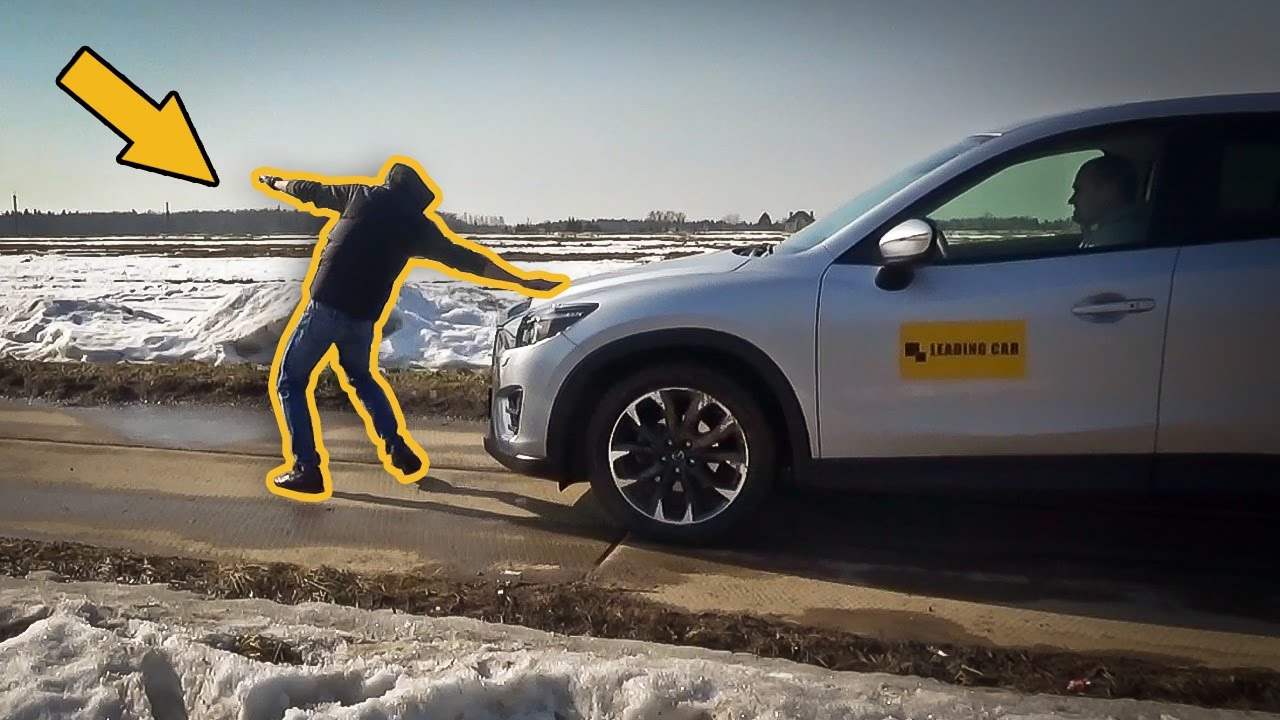 Остановится или нет? Тест SCBS + SCBS R на Mazda CX-5