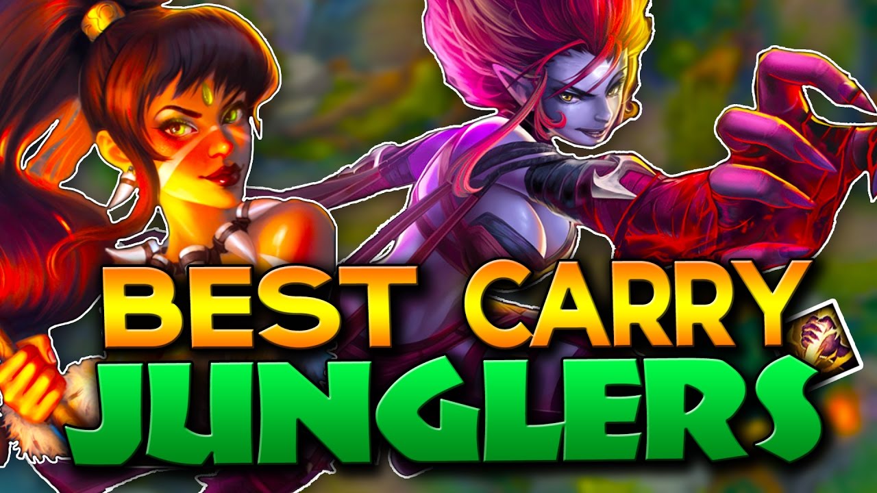 7 BEST SOLO QUEUE CARRY JUNGLERS PATCH 6.20 - League of Legends