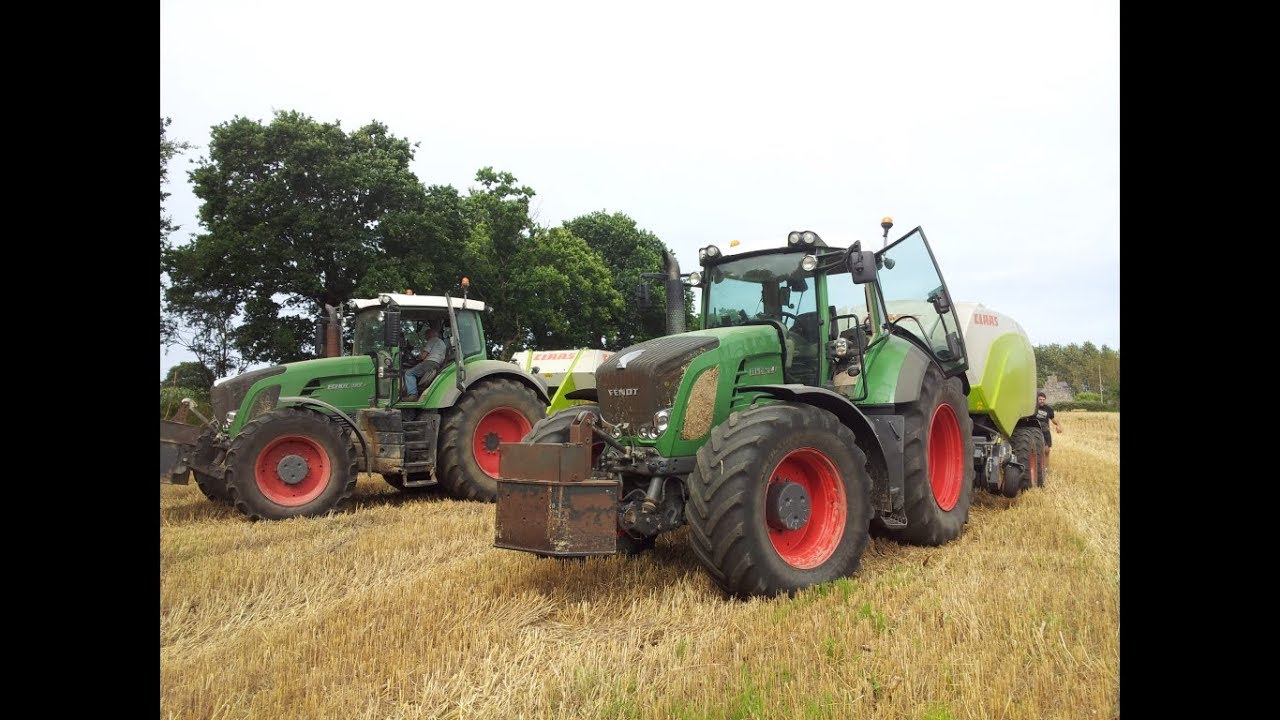 Pressage de paille XXL 2017 | Fendt 927/924/514 vario | ETA Cozannet