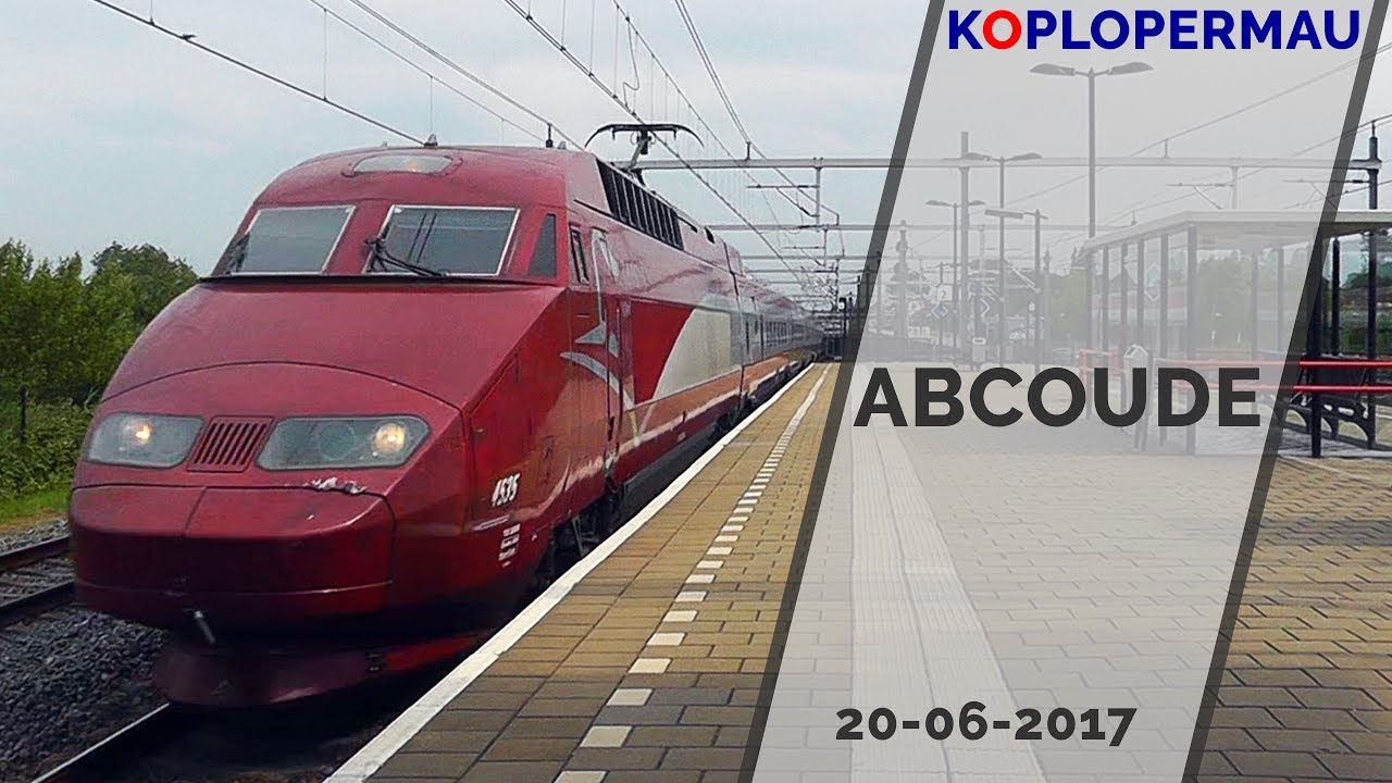 Treinen Compilatie station Abcoude (20 juni 2017)